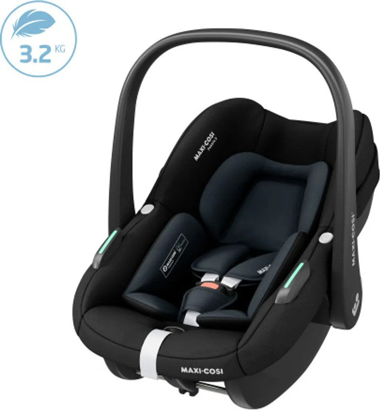Maxi-Cosi Pebble i-Size Babyschale – 0–15 Monate, 40–83 cm, Tonal Black
