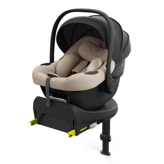 Kinderkraft I-LITE i-Size Babyschale 40–87 cm, ultraleicht, ISOFIX & Gurtbefestigung – Beige