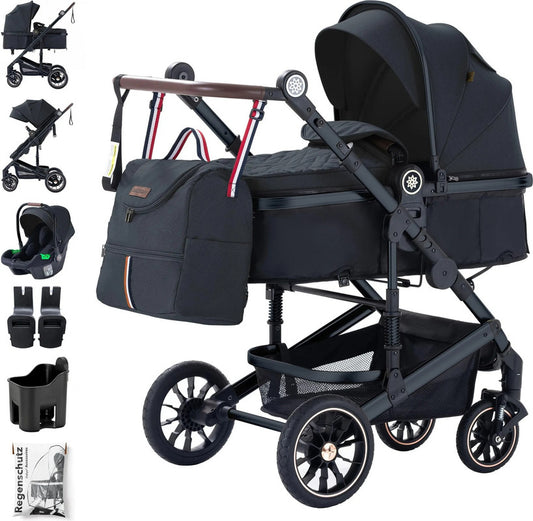 Daliya NEOMOVE 3‑in‑1 – Der komplette Kinderwagen für Stadt & Gelände