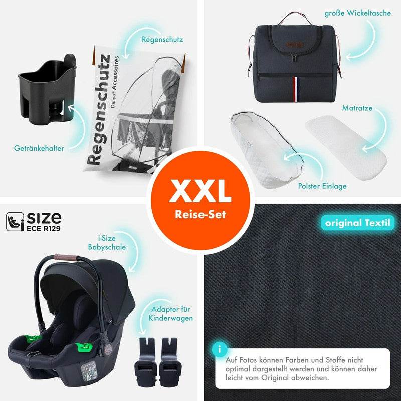 Daliya NEOMOVE 3‑in‑1 – Der komplette Kinderwagen für Stadt & Gelände