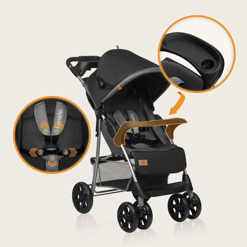 Lionelo Emma – kompakter Kinderwagen mit Liegefunktion und Komfort