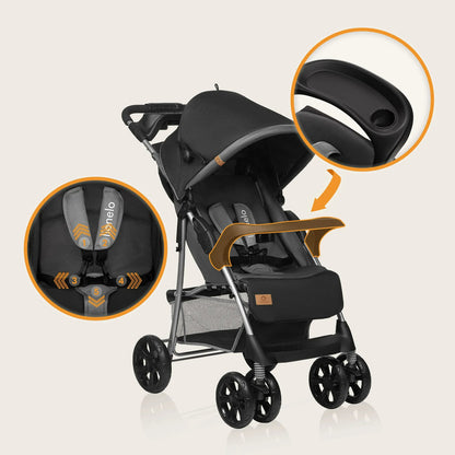 Lionelo Emma – kompakter Kinderwagen mit Liegefunktion und Komfort