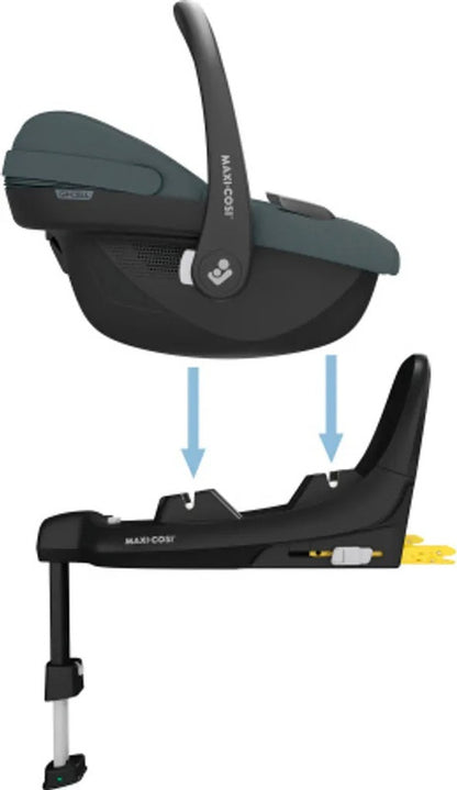 MaxiCosi Pebble i-Size – Leichte Babyschale 0-15 Monate mit Click & Go – Tonal Graphite