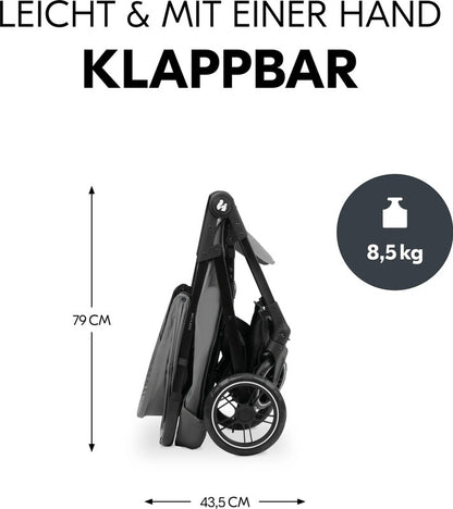 Hauck Shop N Care – kompakter Buggy bis 25 kg mit Snacktablett