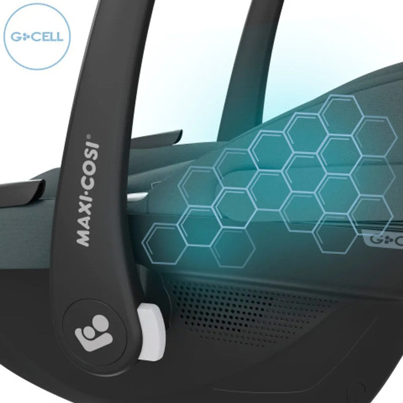 MaxiCosi Pebble i-Size – Leichte Babyschale 0-15 Monate mit Click & Go – Tonal Graphite