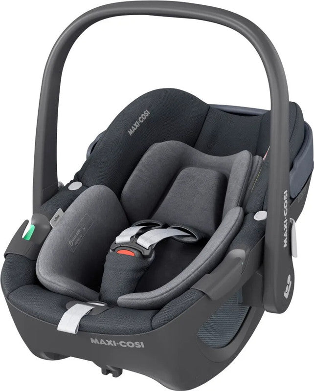 Maxi-Cosi Pebble 360 i-Size – Rotations-Babyschale 0-15 Monate, Essential Graphite