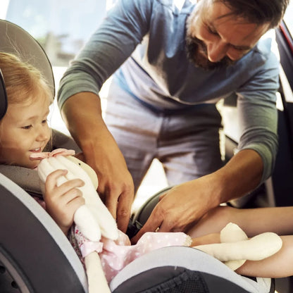 FableKids NOBLE Kindersitz 360° – i-Size 40–150 cm – Grau