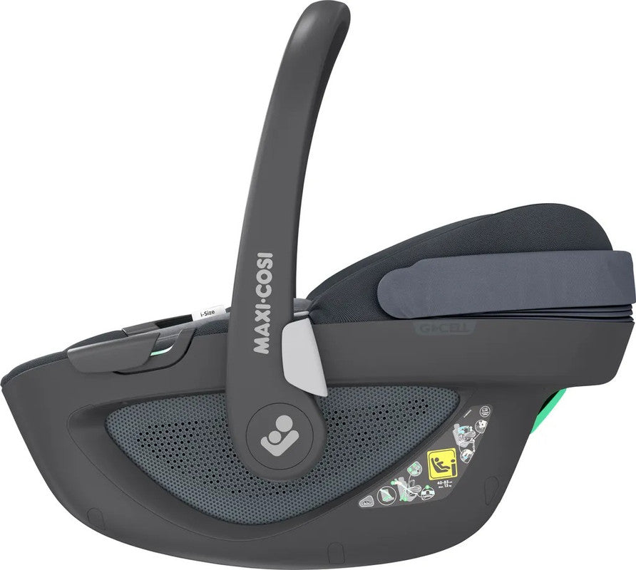 Maxi-Cosi Pebble 360 i-Size – Rotations-Babyschale 0-15 Monate, Essential Graphite