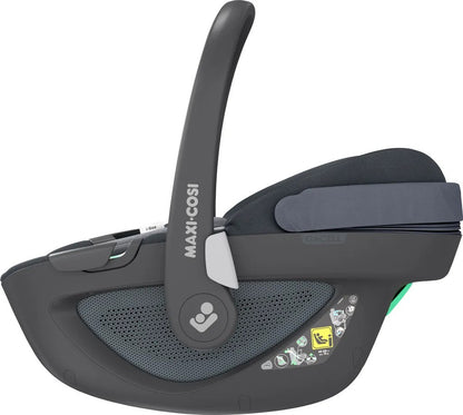 Maxi-Cosi Pebble 360 i-Size – Rotations-Babyschale 0-15 Monate, Essential Graphite