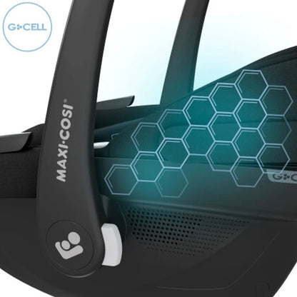 Maxi-Cosi Pebble i-Size Babyschale – 0–15 Monate, 40–83 cm, Tonal Black