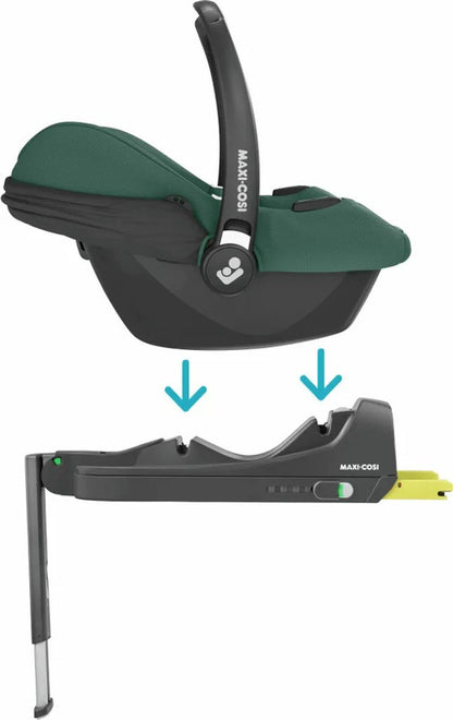 Maxi-Cosi CabrioFix i-Size – Babyschale 0–12 Monate, nur 3,2 kg, mit Sonnenverdeck – Grün