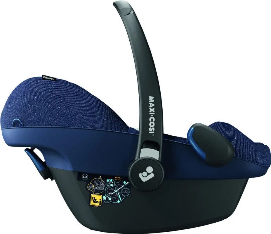 Maxi-Cosi Pebble Pro i-Size Babyschale – 0-12 Monate, 45–75 cm, Sparkling Blue