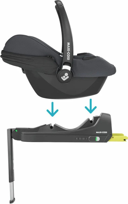 Maxi-Cosi CabrioFix i-Size Babyschale – ultraleicht (3,2 kg), Essential Graphite